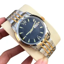 Mens Classic Watch 4Reloj de Lujo Sapphire Gold Gold Watch عالية الجودة Montre Luxe 40mm Ceramic Ring جميع الفولاذ المقاوم للصدأ تصميم ميكانيكي تلقائي