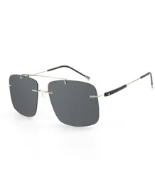 Modedesigner Sports solglasögon för män Kvinnor Rimless Frame för att köra Fishing Golf Surf Driving Rectangular Polarized TI5514475