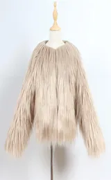 Осенние детские меховые куртки для девочек Parkas Waterfall Mabn Girls Faux Fur Pair