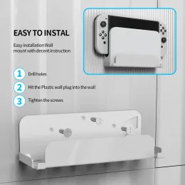 Accessories Wall Hanging Holder Bracket for Nintendo Switch/Nintendo Switch OLED Host Wall Mount Storage Support for NS OLED Game Console