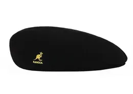 Kangols Designer Ball S Caps Kangaroo Wool Boina Básica de Maré Simple Marinha Estrela para frente Hat Langue Hat5914651