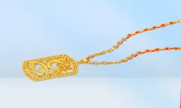 قلادات قلادة صخرية 18 كيلو بايت جوفاء التنين التنين المماثل مصمم الشخصية المجوهرات للرجال الهيب هوب كوبية سلسلة N5165481