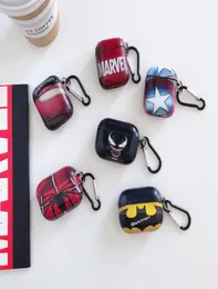 Cartoon Ironman Superman Spider Highquality Case per AirPods Pro Accessori Wireless Earbù Bluetooth Copertina di protezione Bluetooth Copertina di protezione8810238