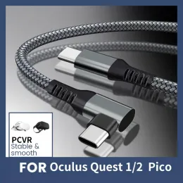 Staje aktualizację 7m/6m do Quest 2 Kabel ładujący dla Oculus Quest 1/2 link VR Data linia USB 3.0 Transfer Kabel Typec VR Akcesoria