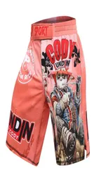 MEN039S боксерские брюки Печать шорты MMA Kickboxing Fight Grappling Short Panda Muay Thai Boxing Shorts Sanda Kickboxing Shorts4879402