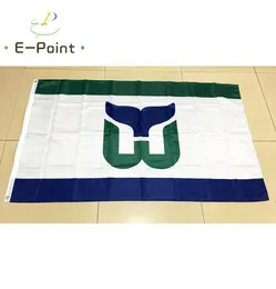 Hartford Whalers 3 stóp x 5 stóp 90cm150 cm poliester America Flag Banner 4585735