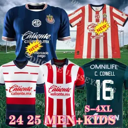 23 24 Chivas CD Guadalajara Soccer Jerseys A.Vega I. Brizuela E.Gutierrez Chicharito A.Zaldivar Alvarado F.Beltran J.Macias 2023 Home Away Football Shirt S-4XL