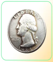 USA 1932PSD Washington Quarter Dollar Craft Silver Plated Copy Coins Metal Dies Manufacturing Factory 1775284