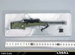 Waffenspielzeug L96A1 G3SG1 1 1/6 Soldat kann MICRO SUBMACHINE WANDEL SNIPER RIFLE STATIC MODELL Zubehör für 12 -Zoll -Aktionsdiagramm YQ2404137Q2p nicht abgeben