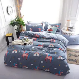 مجموعات الفراش juwen-ropa de cama textil para el hogar tira con dibujos edredn funda almohada sbana plana 3/4 uds.