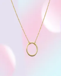 قلادة دائرة بسيطة قلادة الخلود قلادة الكرمة اللانهائية الذهب الذهب الحد الأدنى المجوهرات قلادة دائرة لذيذ 4511633