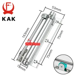 Porte regolabile kak chiusura in lega di alluminio molla automatica più vicina morbida porta antincendio hardware porta pesante