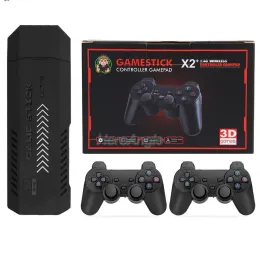 Giocatori Nuovo X2 Plus 3D Redio VEDIO Console di gioco 2.4G Controller wireless Hdout Bulitin 41000 Giochi Arcade di PS1/FC/GB/GBA/SFC/NES