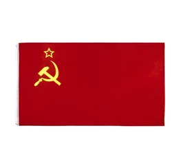 In Stock 3x5ft 90x150cm Hanging Red CCCP Union of Soviet Socialist Republics USSR Flag and Banner for Celebration Decoration5015284