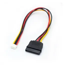 35cm ITX Power Cord SATA15P Female To Small 4PIN Female PH20mm Pitch To SATA Female Sata Power Cord - Longer Length for Versatile Connection