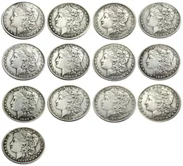 13шт 13шт Morgan Dollars 18781893 CC Различные даты