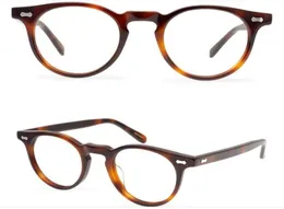 Quadros de óculos de marca Round Myopia Glasses Retro Reading Frames Homens Mulheres verdadeiras Eyewear de moldura óptica de revival vintage wit2448965