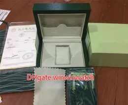 Överklass med grönt trämärke Watches039 Box With Papers Cards6359301