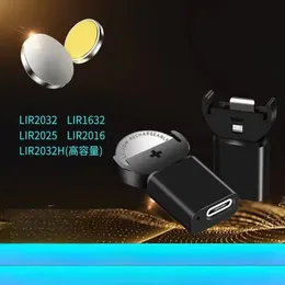 2024 new Type-c Lithium Coin Charger Widely Charging for LIR2032,LIR1632,LIR2025,LIR2016,LIR2032H Batteries Long-Lastingfor LIR2032