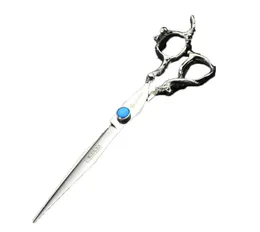 7 inch professional cutting hair scissors for hairdresser high quality Japanese steel sapphire haircut barbershop shears makas2762999