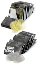 Stålskärmfilter silver rostfritt stål mässingskärmar för rökning av vattenpipa diameter 20 cm Standardstorlek 1 Box 500pcs1935925