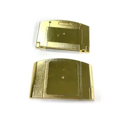 Корпуса Goldplated Game Card Shell для N64 Game Caper Cover Plastic Case версия US версии