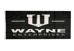 Wayne Enterprises Batman Bandle Banner 3x5 pés Man Cave Bandeira ao ar livre 100 Camada única Poliéster translúcido 3x5 ft flag8933382