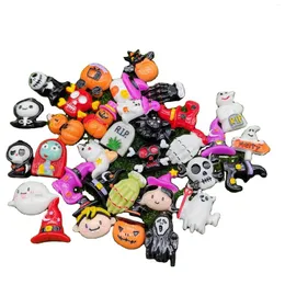 Kwiaty dekoracyjne mieszane płaskie halloween żywica kaboszonowe ozdoby rzemieślnicze dekoracja kawaii scrapbooking