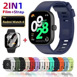 Silikonrem för Redmi Watch 4 Smartwatch armband för Redmi Watch4 Women Men Armband Band Watchband Sport
