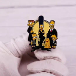 Halloween Tarot Gothic Funny Family Family Membro Enamel Pin Film Film Film Film Citazioni Badge Badge Film Anime Film Games Games Hard Enamel Pins