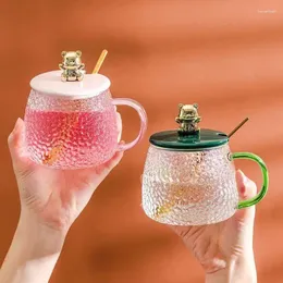 Tazze creative oro oro tazza elegante vetro minimalista coppia di tazze da caffè tazze di latte a mano regalo in ceramica