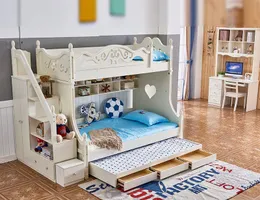 children cheap bedroom sets furniture kids double deck bunk bed