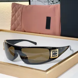 Designer Box Sonnenbrille Acetat Metal Fit Mode Sonnenbrille Super coole elegante würzige Mädchenstil Urlaub Outdoor Beach 5085 Neutral High -End -Brille.