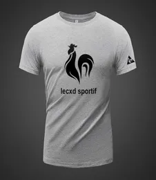 Le Coq Sportif Summer Classic Short Sleeve Tshirt Plus Loose Fat Masculine Versatile Sports Half3696742