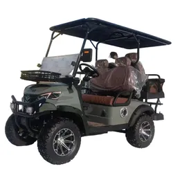 2024 Anpassad off-road 48/60/72V litiumbatteri 4 platser som jagar buggy redo att montera lyftade elektriska golfvagnar