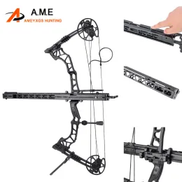 Arrow Compound Bow Launching Orbital 15mm Steel Ball Support 10 Bursts Single/Double Launch Switching Recurve Bow Steel Ball Shooting