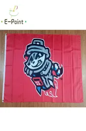 Milb Rocket City Trash Pandas Flag 35ft 90cm150cm Полиэфир