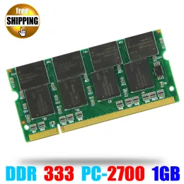 RAMs Laptop Memory Ram SODIMM PC2700 DDR 333 / 266 MHz 200PIN 1GB / DDR1 DDR333 PC 2700 333MHz 200 PIN For Notebook Sodimm Memoria