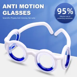 Óculos de sol Quadros 1 PC Anti-Motion Doenças Viciços líquidos líquidos sem lentes portáteis Óculos anti-Silenciosos para crianças adultos