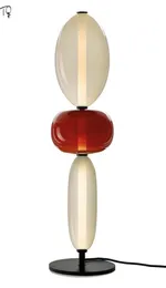 Designer lampada da tavolo in vetro colorato postmoderno per soggiorno luci da scrivania a led decorazioni per la casa camera da comodino sala da pranzo bar3962171