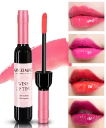 Sexy libbra liquido lucido lucidala impermeabile vino rossa a forma di bottiglia labbra tinta donna batom makeup rilp gill cosmetic tool8591835