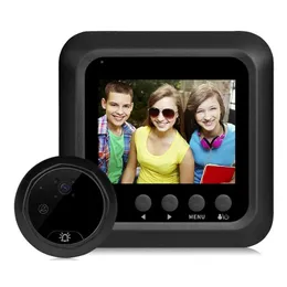 2024 Bezprzewodowy dzwonek do drzwi Kamera Smart Home Motion Detekcja 2.4 "Monitor cyfrowy dzwonek do drzwi wideo zabezpieczenia kamery Wireless