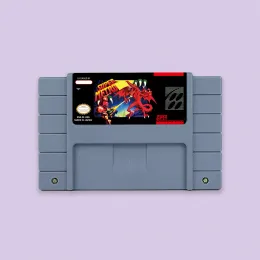 Tillbehör Super Metroided Hyper Metroided RPG -spel för SNES 16 -bitars USA NTSC eller EUR PAL Videospelkonsoler