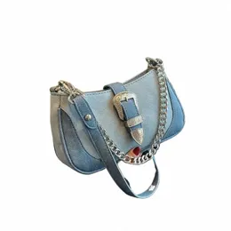 evening Bags Small PU Leather Crossbody Bag For Women Solid Color Chain Shoulder Top Quality Designer Female Handbag Fi Underarm v2AA#