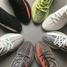 2023 Yeeziness V2 MX ökar 350 Turtle Yezziness 2023 Running Blue Shoes For Reflective Men Women Salt Rock Slate Zebra Oreo Dazzling Dove Bred Runners Designer Shoes