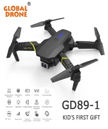 Global Drone 4K Camera Mini автомобиль Wi -Fi FPV Foldable Professional RC Helicopter Selfie Drones Toys для Kid Battery GD8913251790