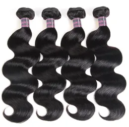 ISHOW 4pcs Lot Extensions Virgin Hair Extensions Body Wave Hair Wea