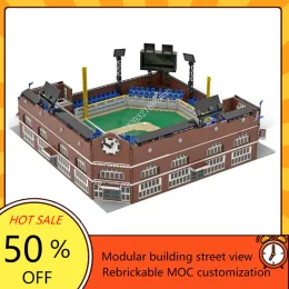 Upoważnione 7313PCS Niestandardowe MOC -76626 Modułowy stadion baseballowy -Brick Figur Scale Małe cząsteczki (autor: Gabizon)