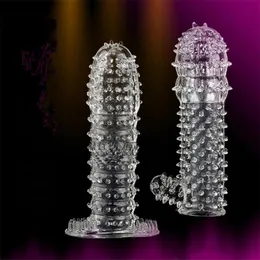 Sex toys Massagers Crystal Penis Ejaculation Delay Sleeve Cock Erection Ring vaginal Sexual Aid Adult product4313832