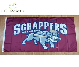 Milb Mahoning Valley Scrappers bayrağı 35ft 90cm150cm Polyester Banner Dekorasyon Uçan Ev Bahçesi Festival Hediyeleri3155633